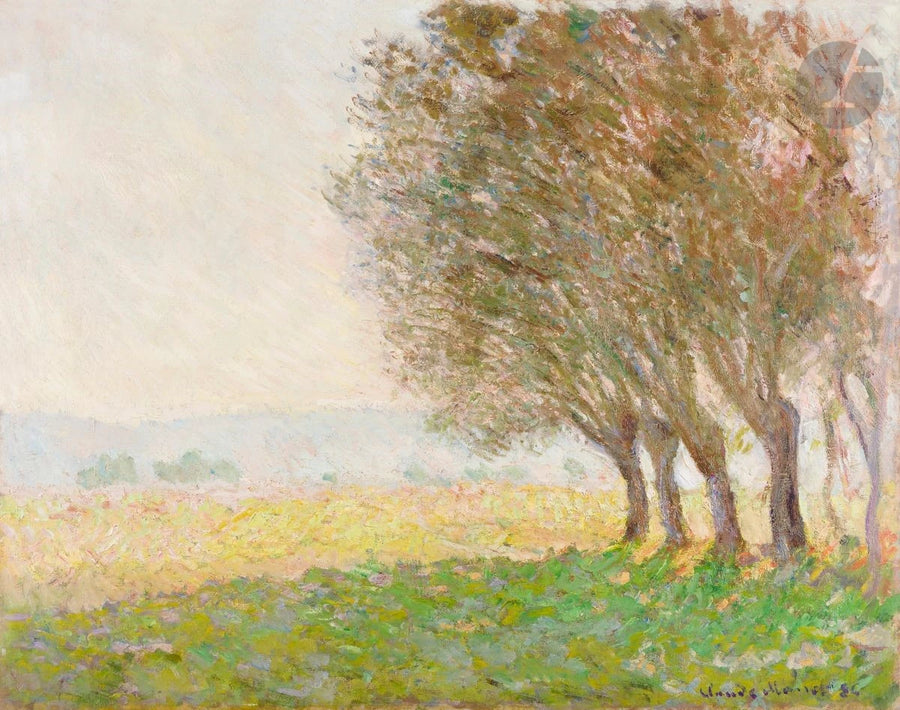Pilartræerne, Jeffrey - Claude Monet