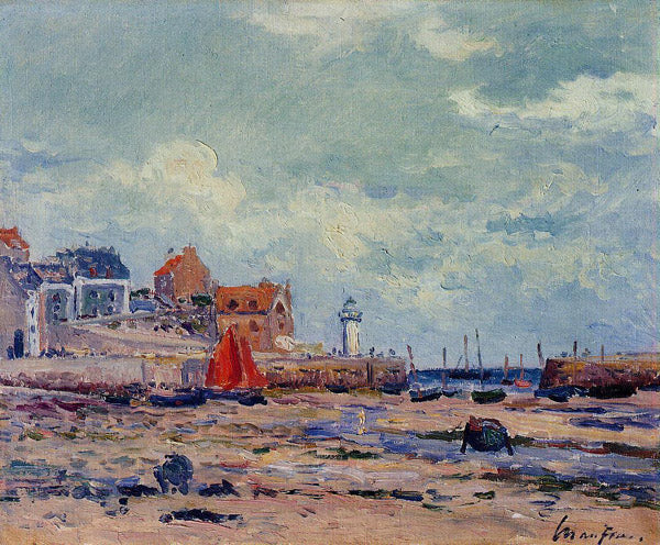 Sauzon ved lavvande - Maxime Maufra