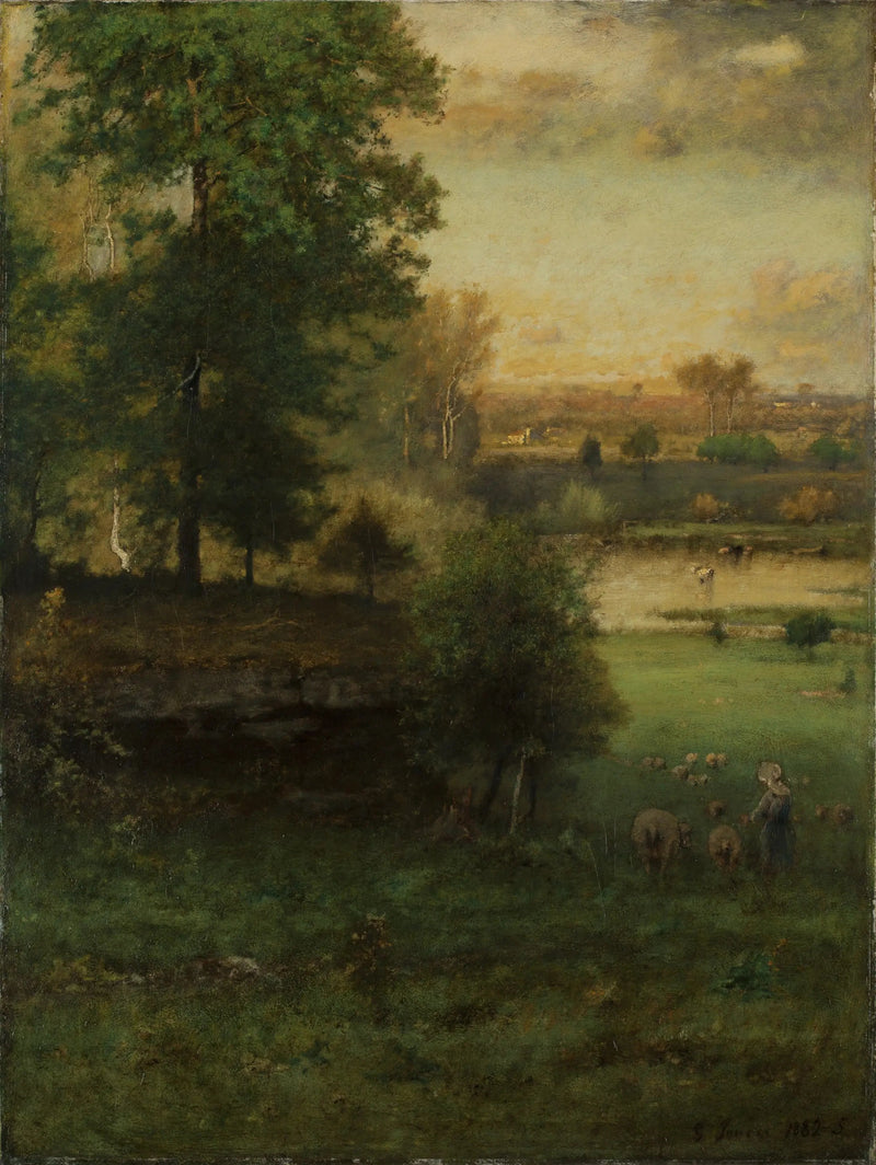 Durham-scene, en idyll - George Inness