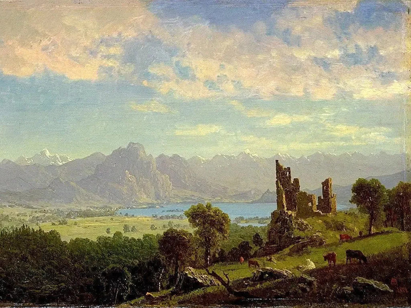 Tyrol Scene - Albert Bierstadt