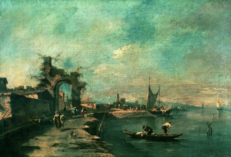 Kystscene - Francesco Guardi