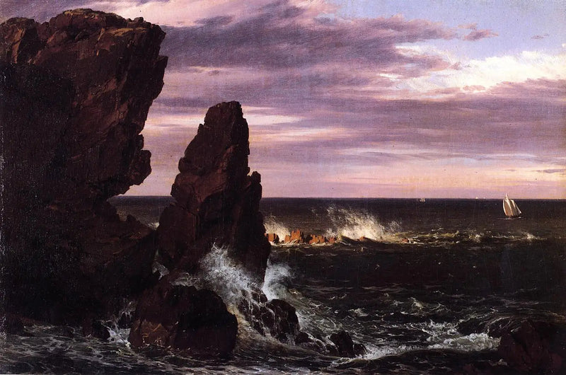 Kystscene - Frederic Edwin Church