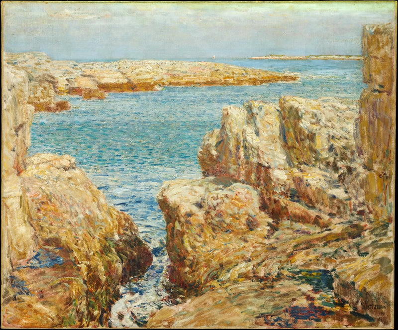 Kystscene, Shoals-øerne - Childe Hassam