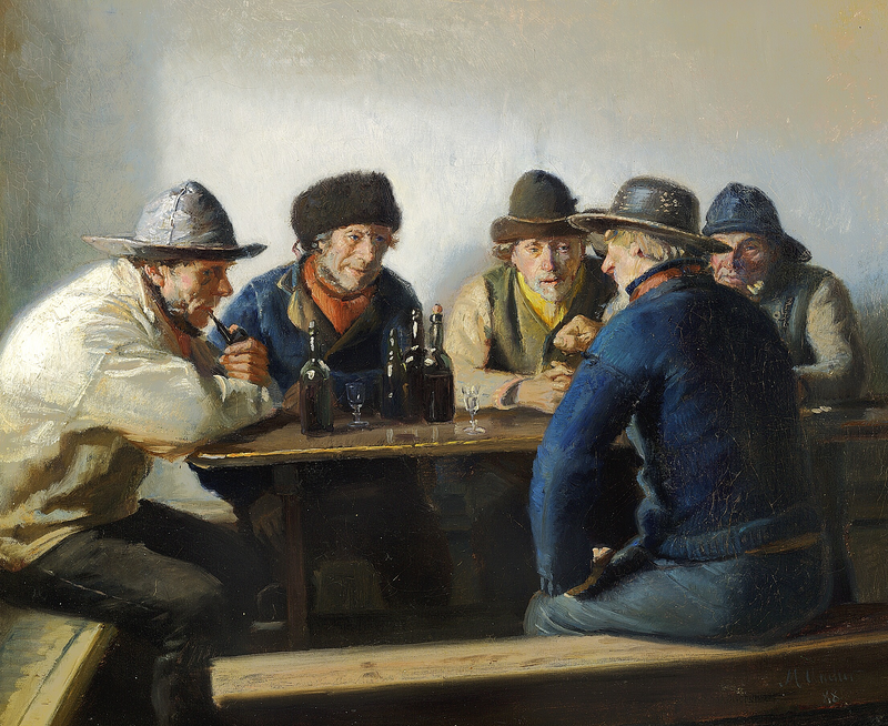 Kroscene. - Michael Peter Ancher