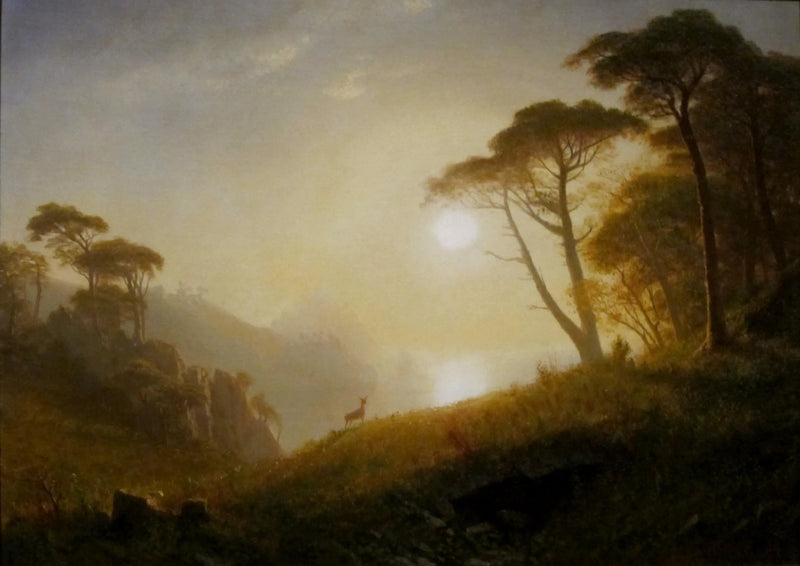 Scene i Yosemite-dalen - Albert Bierstadt