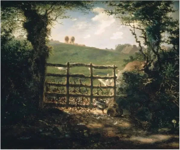 Landskabsscene med stil - Jean-François Millet