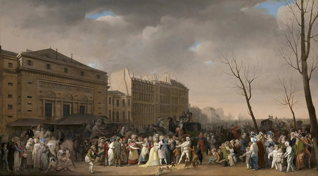 Karnevalsscene - Louis-Léopold Boilly