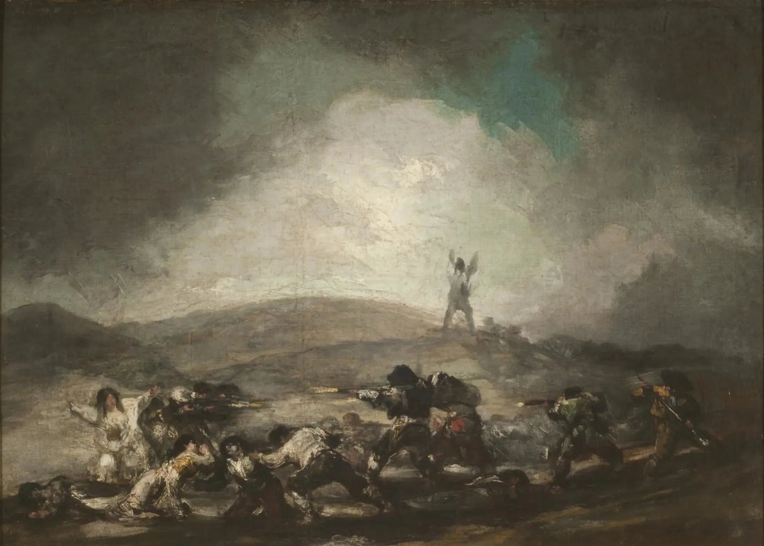 Krigsscene - Francisco de Goya