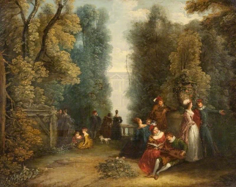 Havehave Scene - Antoine Watteau