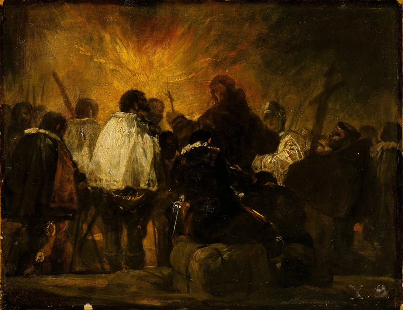 Natscene fra Inkvisitionen - Francisco de Goya