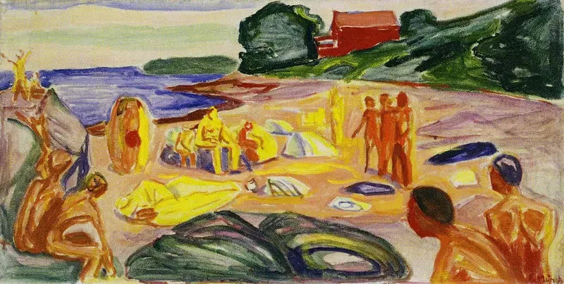 Strandscene - Edvard Munch