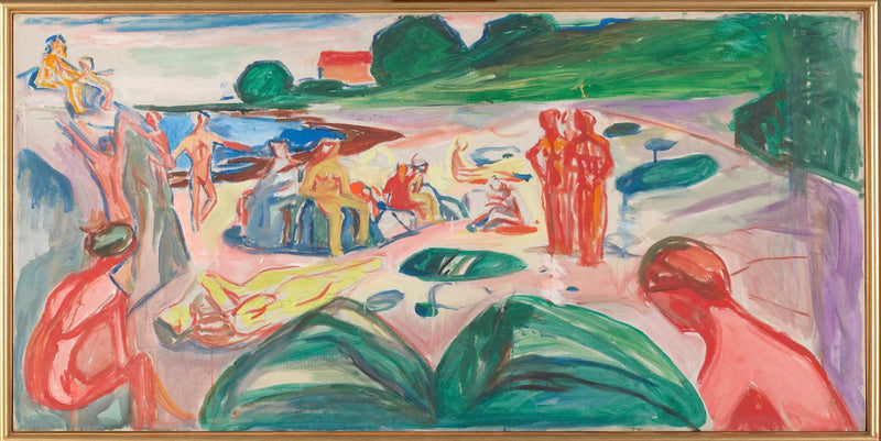 Strandscene - Edvard Munch