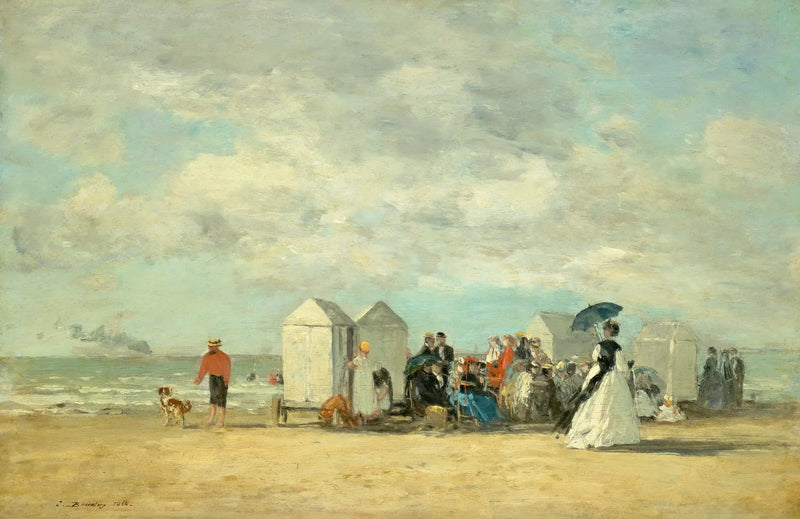 Strandscene - Eugène Boudin