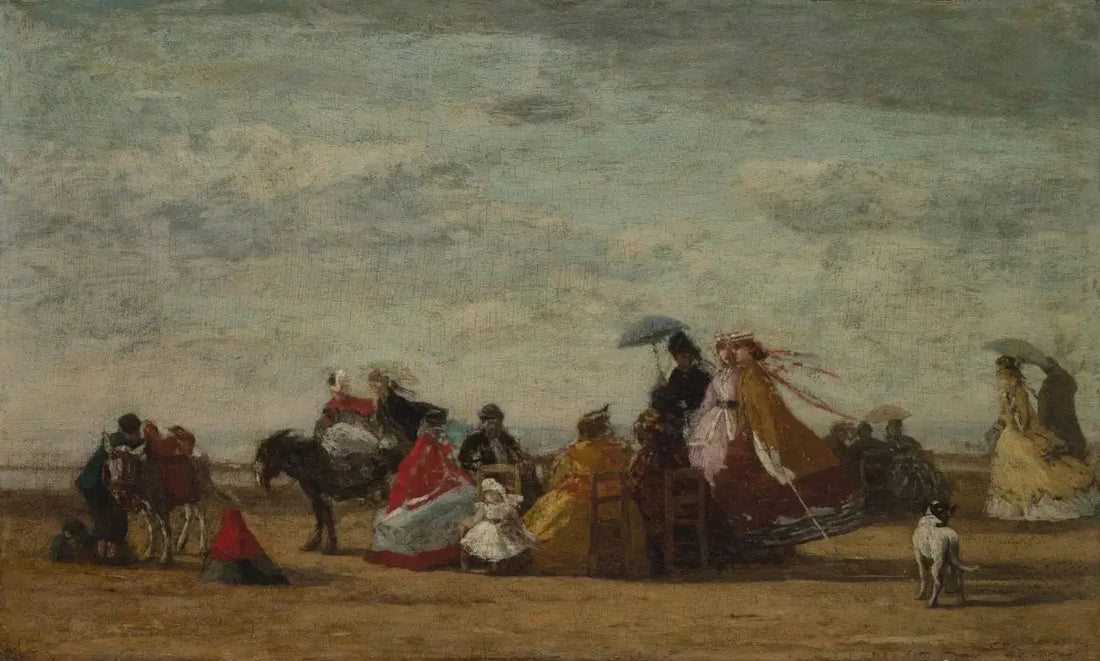 Strandscene - Eugène Boudin