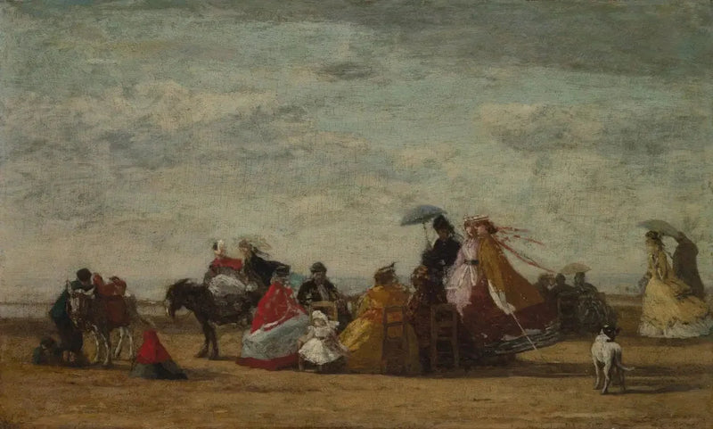 Strandscene - Eugène Boudin