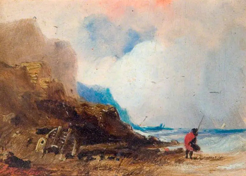 Kystscene, aften - John Martin