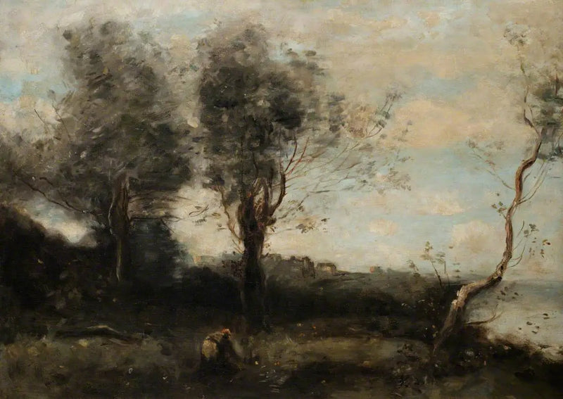 Flodscene - Jean-Baptiste Camille Corot