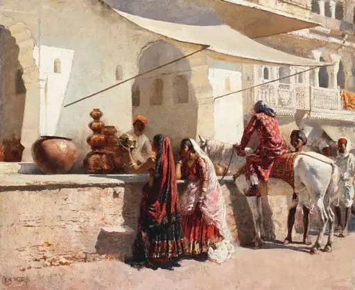 Rajasthan gade scene - Edwin Lord Weeks