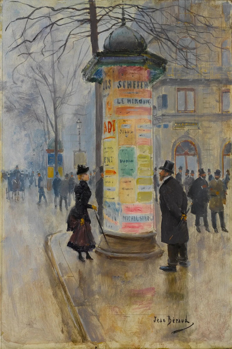 Parisisk gade scene - Jean Béraud
