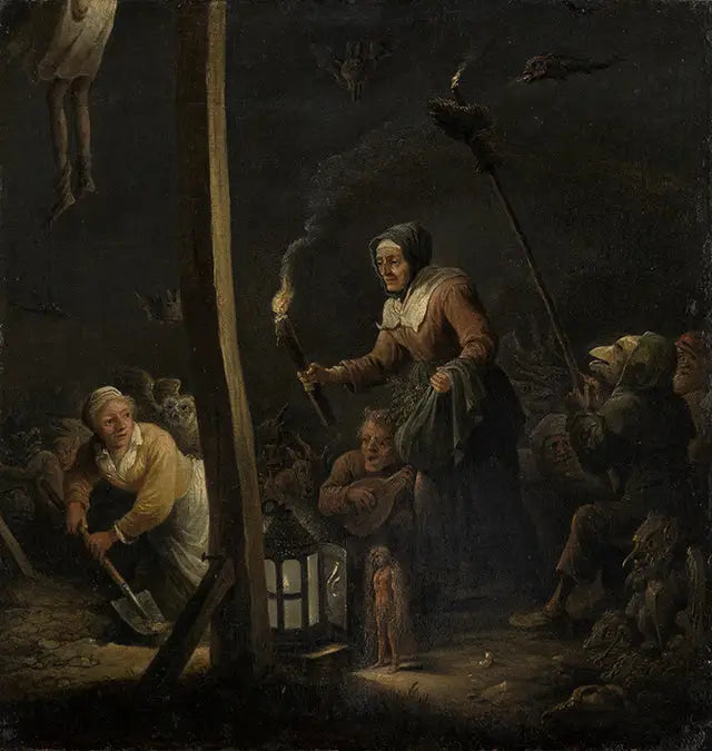Troldmandsscene - David Teniers den Yngre