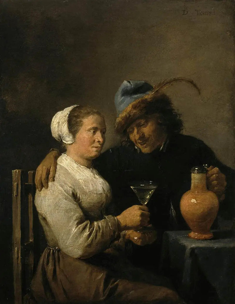 Taverne-scene - David Teniers den Yngre
