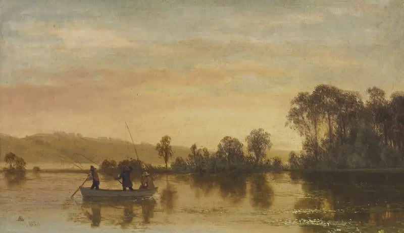 Flodscene - Albert Bierstadt