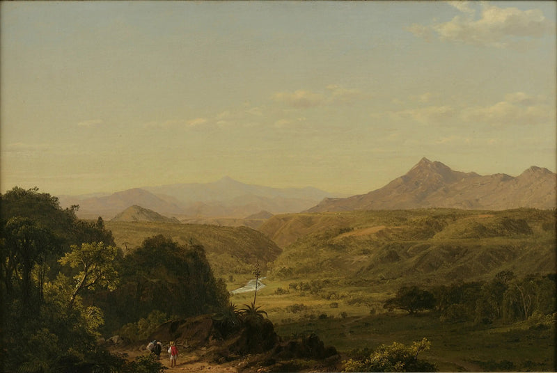 Scene blandt Andes - Frederic Edwin Church
