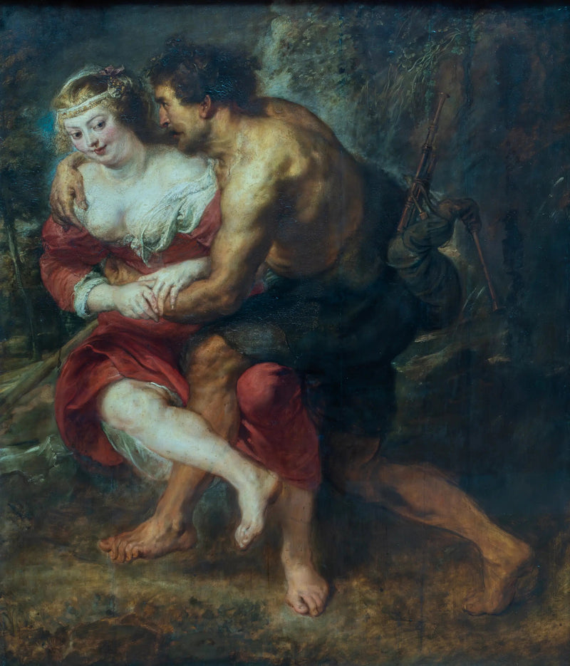 Pastorale scene (Corydon og Silvia) - Peter Paul Rubens