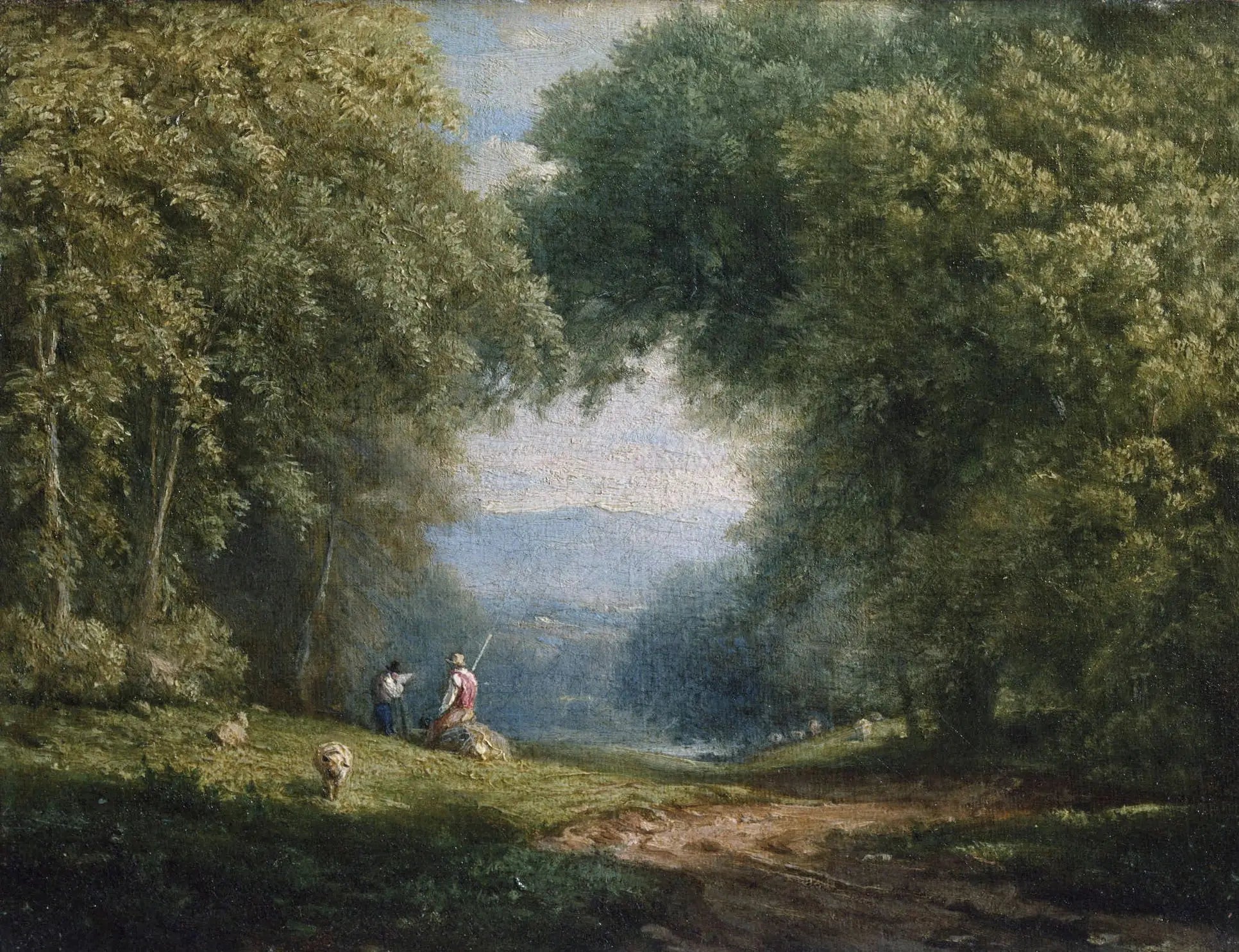 Scène pastorale - George Inness - Alpha Reproduction