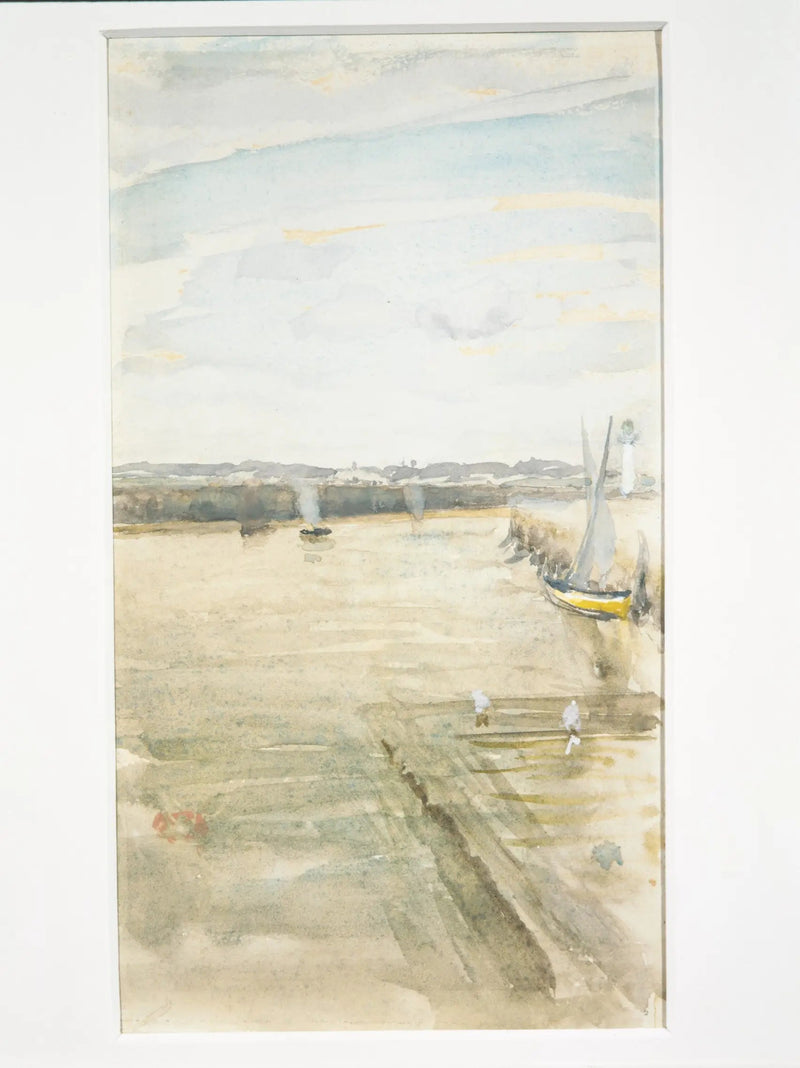 Scene ved Mersey - James Abbott McNeill Whistler