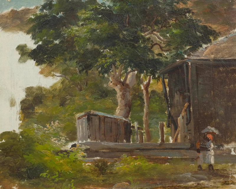 Landsbymotiv - Camille Pissarro