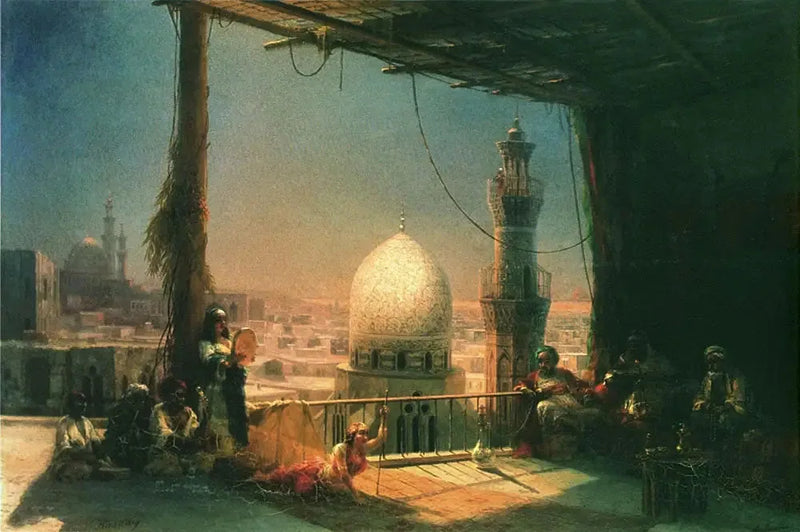 Scener fra Kairo-livet - Ivan Aïvazovski