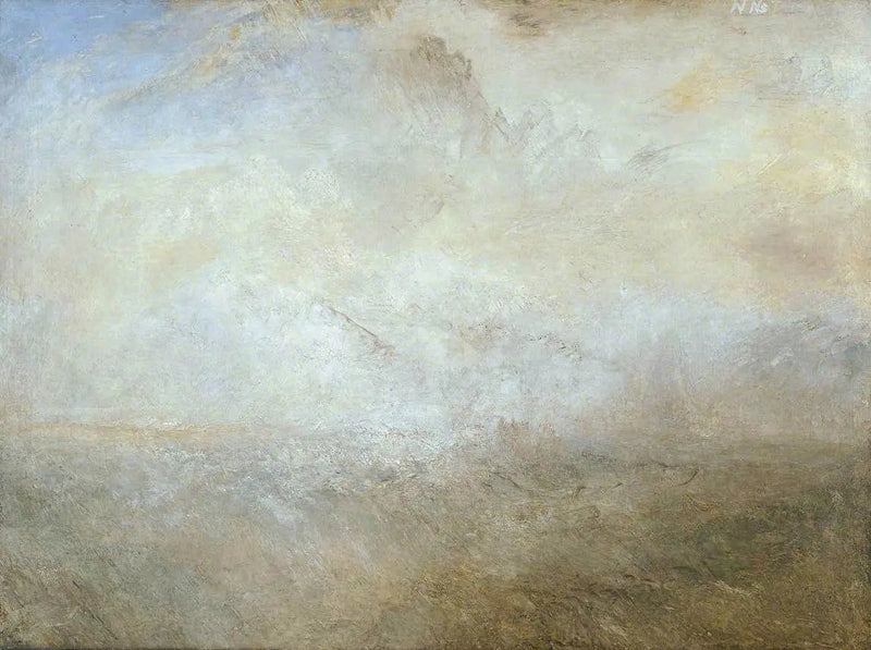 Havlandskab med Fjernt Kyst - J. M. W. Turner
