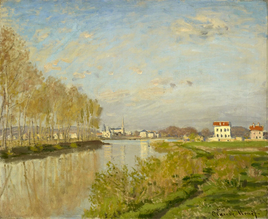 Seinen ved Argenteuil W198 - Claude Monet