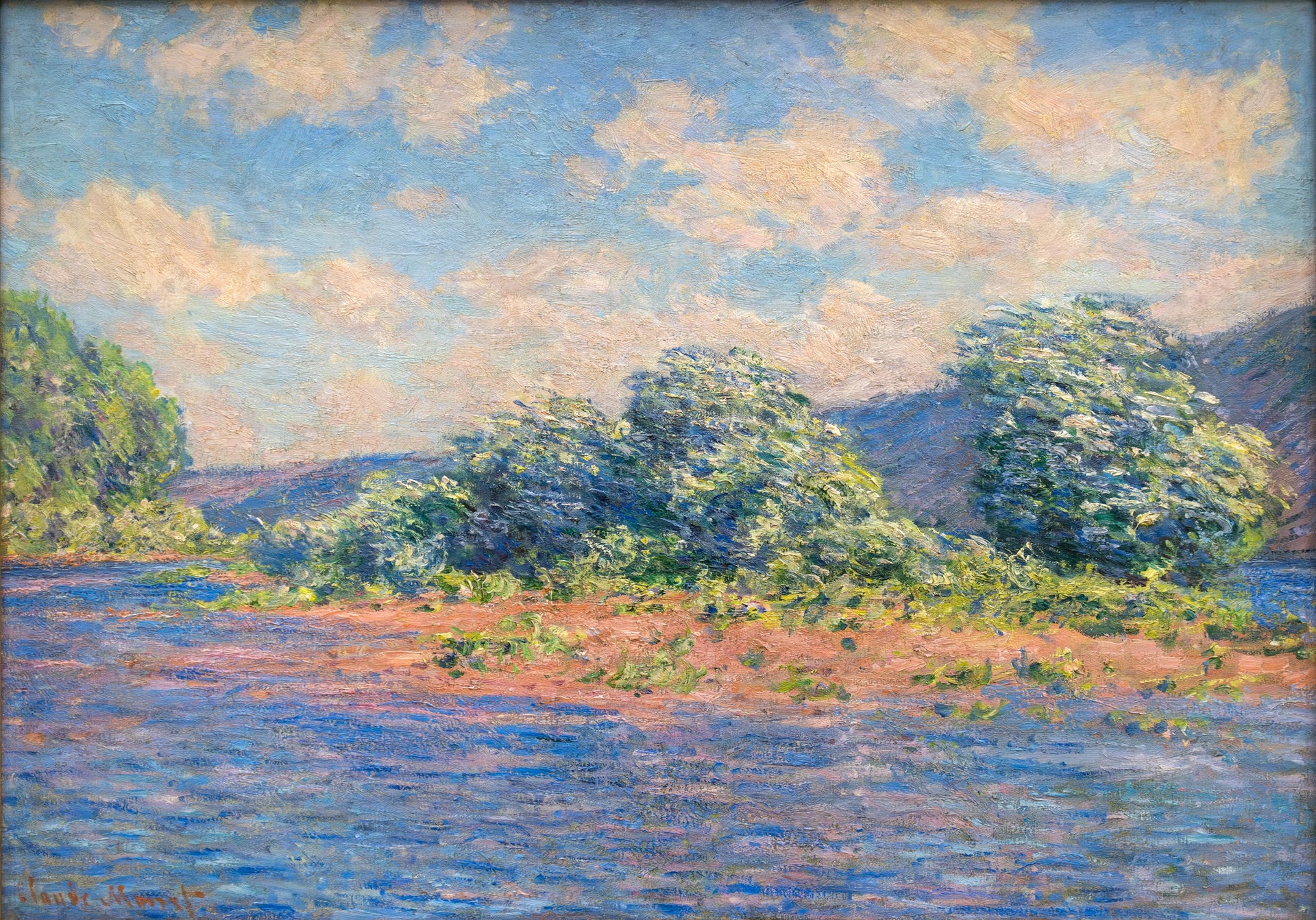 La Seine à Port-Villez de Claude Monet, vers 1890 – musée d’Orsay RF 2009, Wildenstein 1263