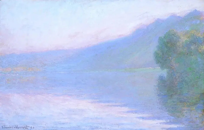 Seinen ved Port-Villez W1370 - Claude Monet