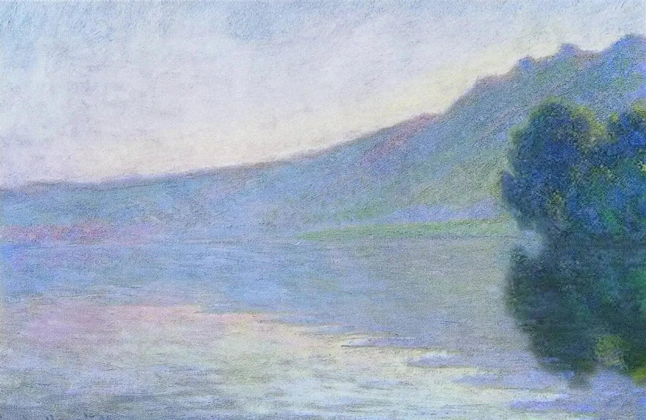 La Seine à Port-Villez, effet rose de Claude Monet, 1894 – Kreeger Museum 1965.6, Wildenstein 1371