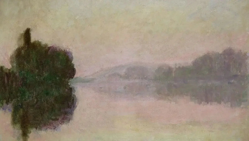 Seinen ved Port-Villez, afteneffekt W1379 - Claude Monet