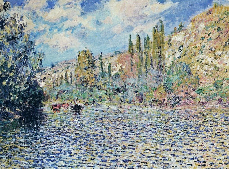 Seinen ved Vétheuil W529 - Claude Monet