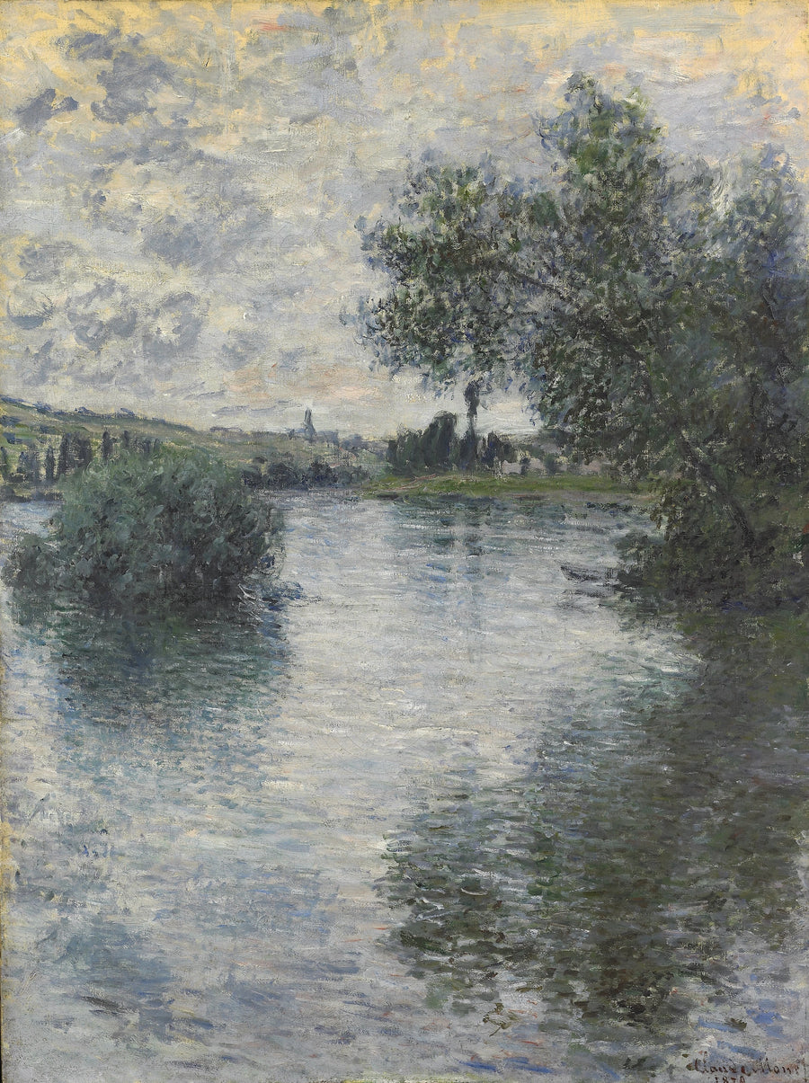 Seinen ved Vétheuil W537 - Claude Monet