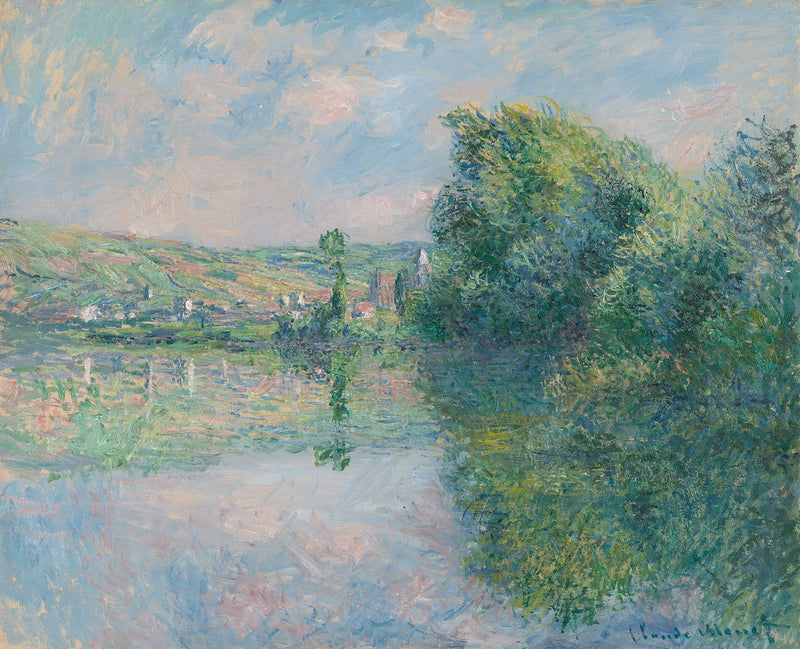 Seinen ved Vétheuil W610 - Claude Monet