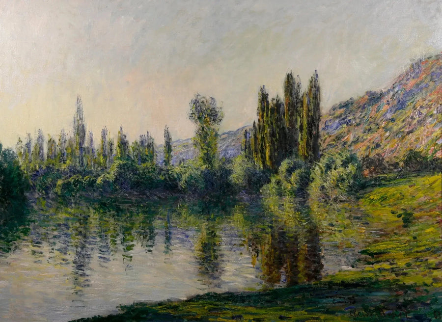 Seinen ved Vétheuil W673 - Claude Monet