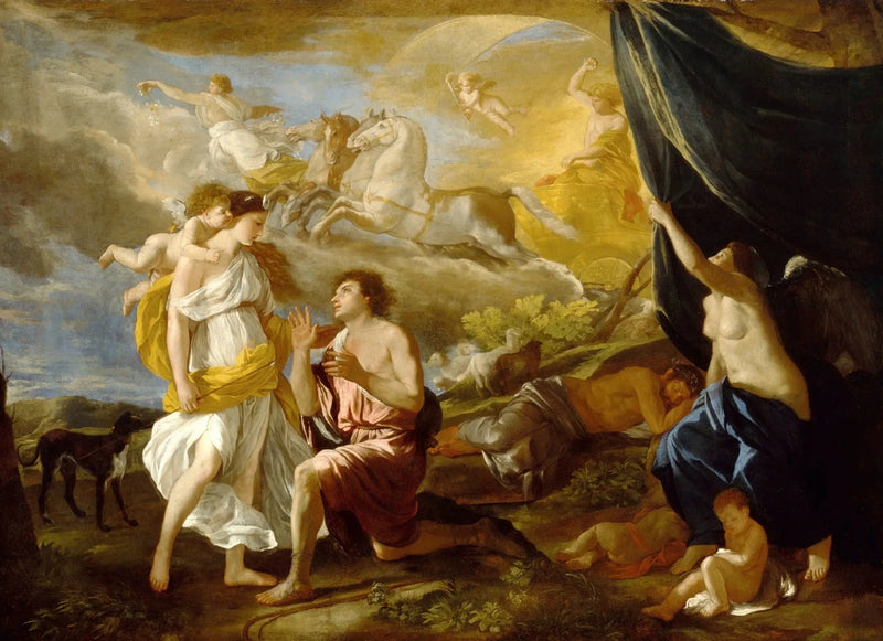 Séléné og Endymion - Nicolas Poussin