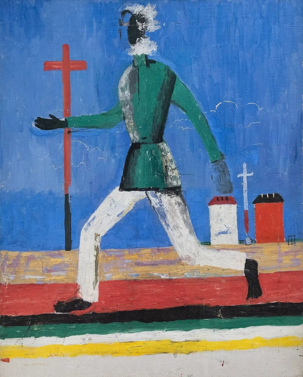 Sensation de danger - Kazimir Malevich image 1 copie de tableau peinte à la main