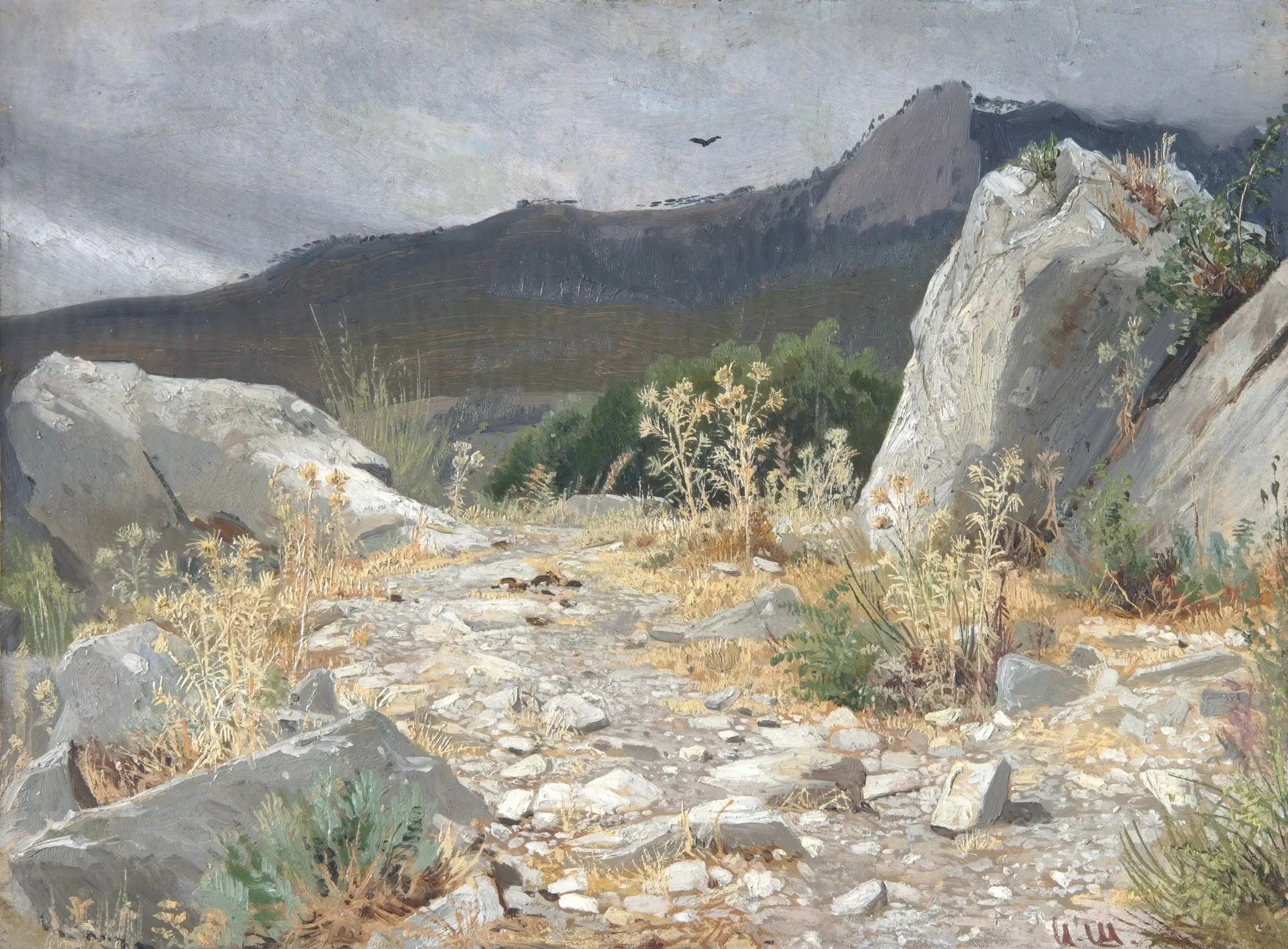 Sentier de montagne. Crimée - Ivan Chichkine - Alpha Reproduction
