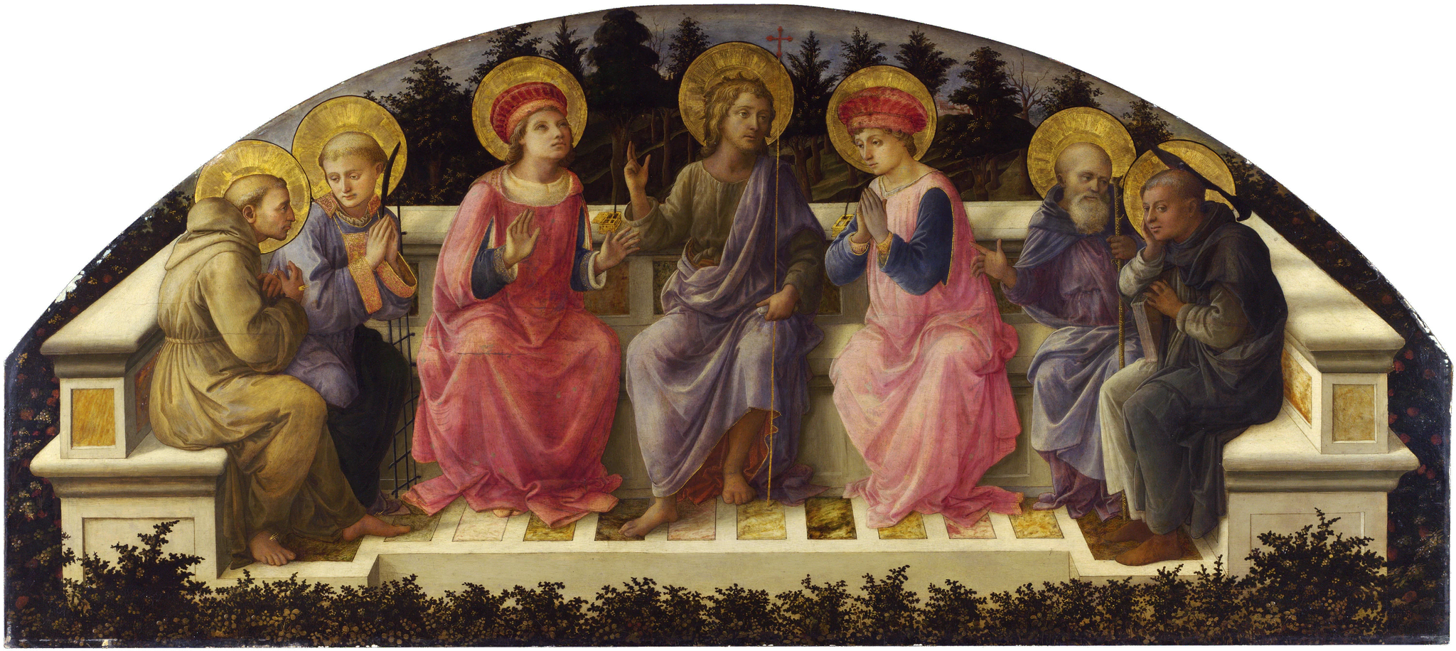 Sept saints - Fra Filippo Lippi
