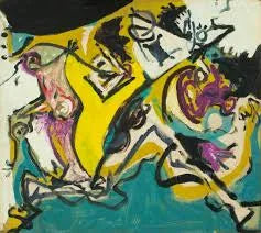 Série équine II - Jackson Pollock