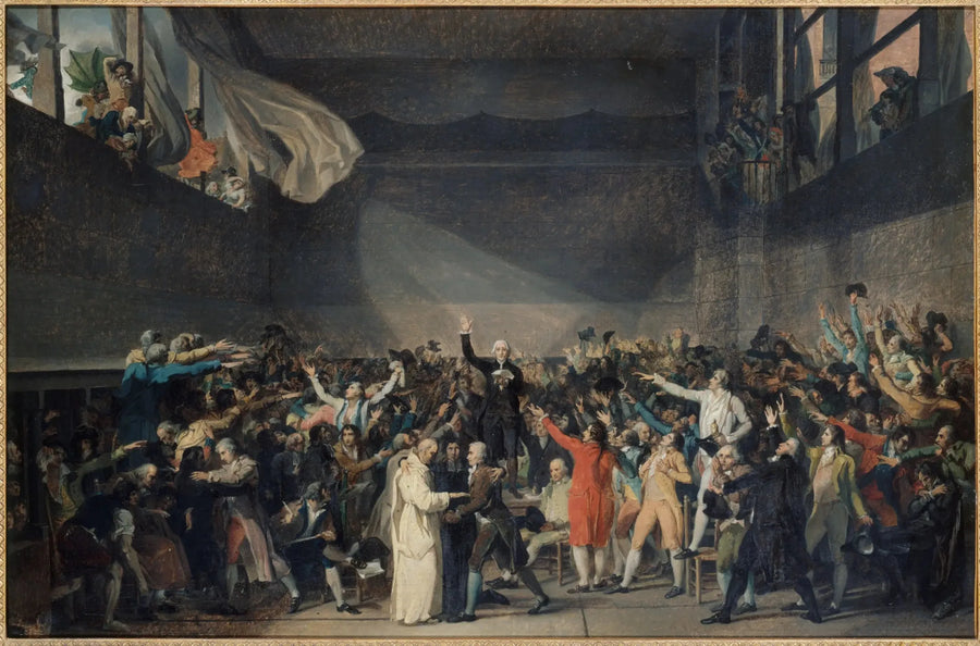 Edsvoren fra Tuilerierne, den 20. juni 1789 - Jacques-Louis David
