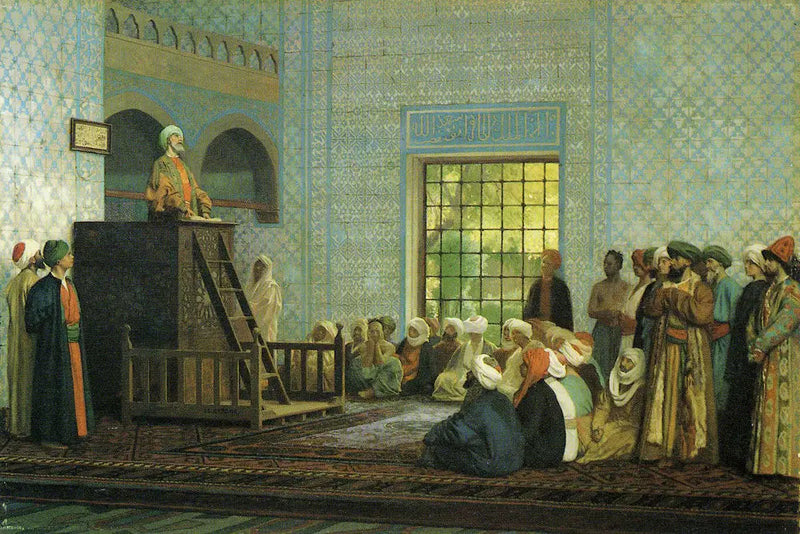 Prædiken i moskeen - Jean-Léon Gérôme
