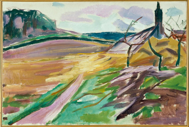Drivhus om efteråret - Edvard Munch